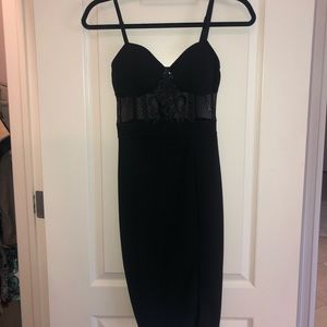 Charlotte Russe black mini dress